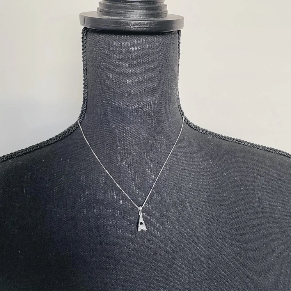 NIB 💕 Sterling Silver 925 Eiffel Tower Trendy Necklace - Picture 5 of 7